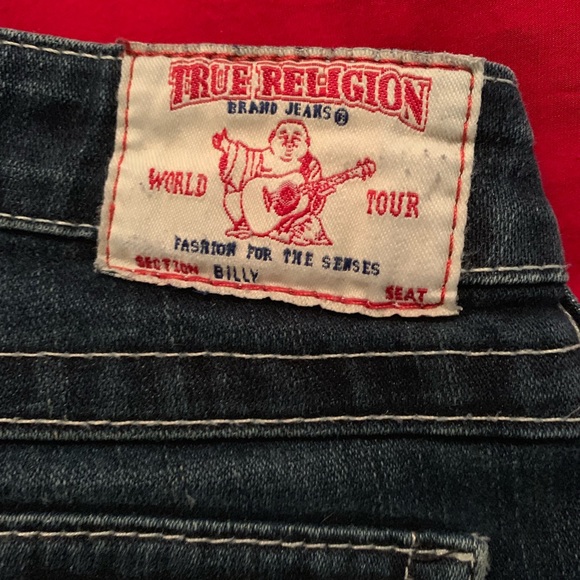 True Religion brand dark denim - Picture 2 of 4